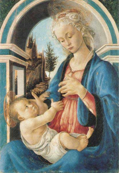 Sandro Botticelli - La Vierge et l'Enfant