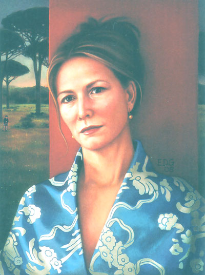 Ellen de Groot, olie op paneel, 30 x 40 cm